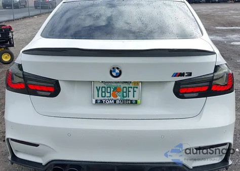 2018 BMW M3 из США, поврежденный, VIN WBS8M9C57J5L71611